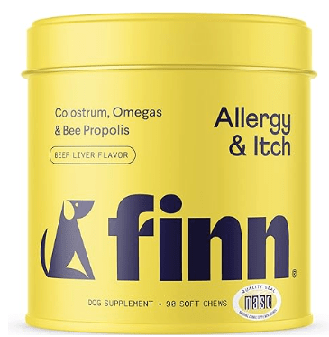 Finn Allergy Supplements For Dogs in beef liver